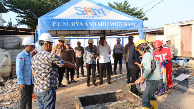 Pembangunan asrama Polres Pelabuhan Tanjung Priok