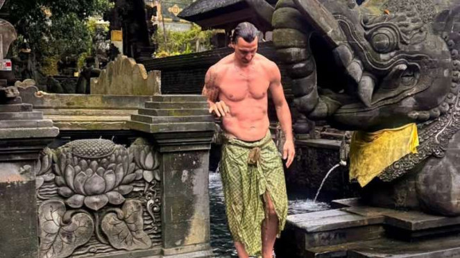 Zlatan Ibrahimovic liburan di Bali