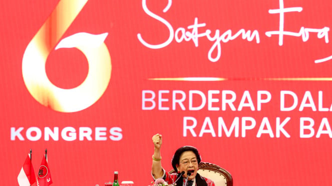 Ketua Umum PDIP, Megawati Soekarnoputri