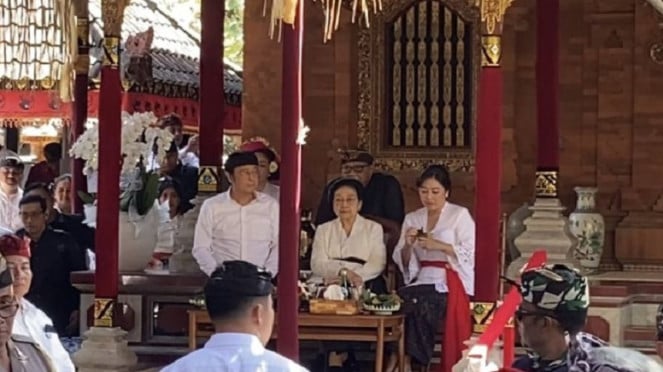 Ketua Umum PDIP Megawati Soekarnoputri melayat ibunda Wali Kota Denpasar