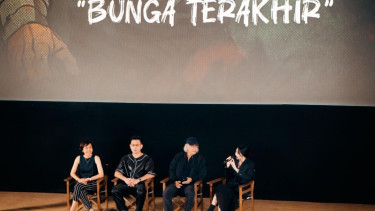 Konferensi pers ost film Panji Tengkorak.