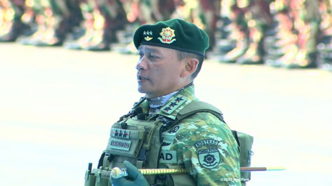 Pangkostrad Letjen TNI Mohammad Fadjar jadi Komandan Upacara di Batujajar