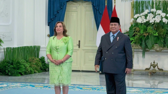 Pertemuan Presiden Prabowo dengan Presiden Peru Dina Erlina Boluarte Zegarra