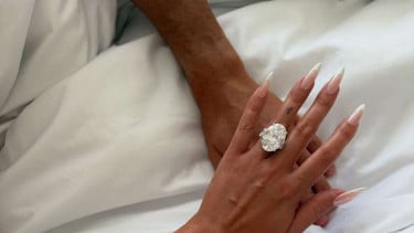 Cincin tunangan Cristiano Ronaldo dan Georgina Rodriguez