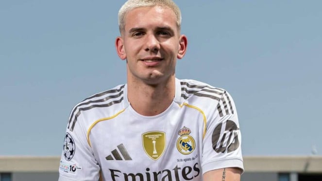 Pemain Real Madrid Franco Mastantuono, 10. Endrick, 9. Geovany Quenda, 8. Francesco Camarda, 7. Ethan Nwaneri, 6. Myles Lewis-Skelly, 5. Warren Zaire-Emery, 4. Franco Mastantuono, 3. Pau Cubarsí, 2. Estevao, 1. Lamine Yamal