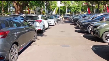 Sejumlah kendaraan milik ASN Jawa Barat