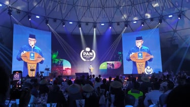 Ketua Umum PAN Zulkifli Hasan di acara PAN Awards 2025