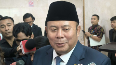 Wakil Ketua DPR RI Cucun Ahmad Syamsurijal di Kompleks Parlemen, Senayan