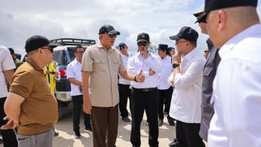 Menteri Pertahanan Sjafrie Sjamsoeddin.