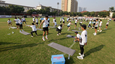 Ratusan Pelari Pemula Ditempa Jelang Virgin Marathon di Jakarta