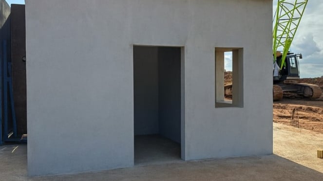 Rumah modular.
