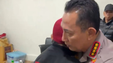 Kapolri ke RSCM lihat langsung ojol korban dilindas Rantis Brimob