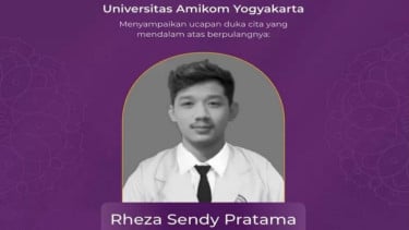 Mahasiswa Amikom Yogyakarta, Rheza Sendy Pratama meninggal saat demo