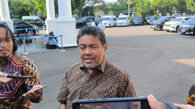 Presiden Partai Buruh, Said Iqbal di Kompleks Istana Kepresidenan 