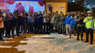 Polres Pelabuhan Tanjung Priok dan jajaran menggelar patroli besar