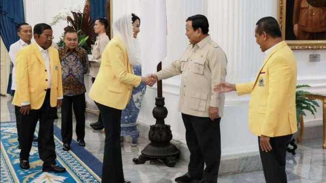 Golkar silaturahmi dengan Presiden Prabowo
