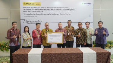 Nanobank Syariah dan Maybank Indonesia sepakat melakukan kemitraan strategis