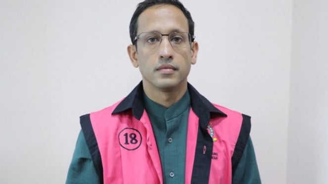 Nadiem Makarim pakai baju tahanan Kejagung