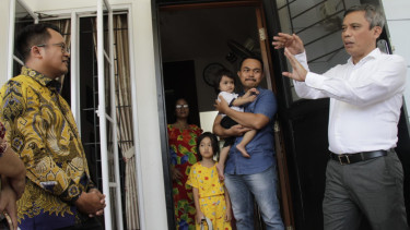 Dirut BTN Nixon LP Napitupulu (Kanan).