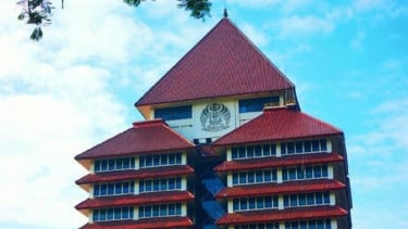 Gedung Rektorat UI di Depok, Jawa Barat