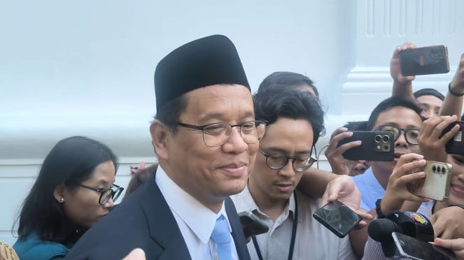 Menteri Keuangan (Menkeu) Purbaya Yudhi Sadewa di Kompleks Istana Kepresidenan 