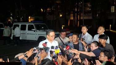 Sekjen Partai Gerindra, Sugiono di Kertanegara IV, Jakarta Selatan 