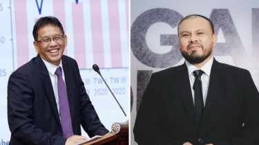 Menkeu Purbaya Yudhi Sadewa dan Joko Anwar.