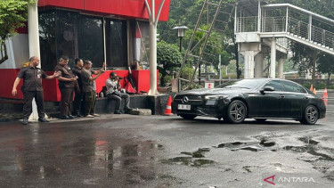 Salah satu mobil yang hilang dari rumah dinas Immanuel Ebenezer