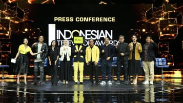 Konferensi pers Indonesian Television Awards 2025.