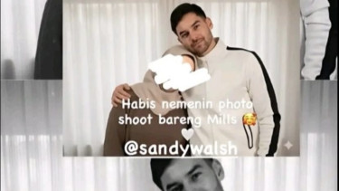 Viral video editan yang menyeret Sandy Walsh