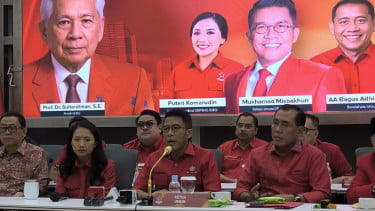 Ketua Depinas SOKSI, Mukhamad Misbakhun di Kantor DPP Partai Golkar, Jakarta