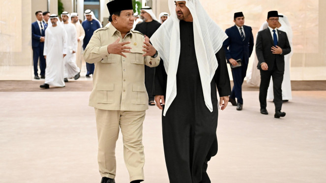 Prabowo bertemu presiden MBZ