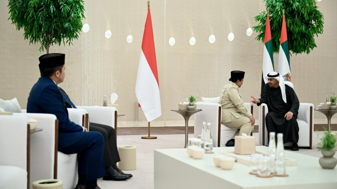 Prabowo bertemu presiden MBZ