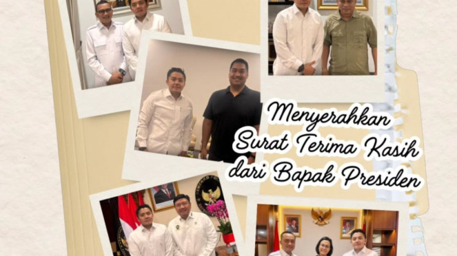 Presiden RI Prabowo Subianto kirim surat ke lima menteri yang kena reshuffle