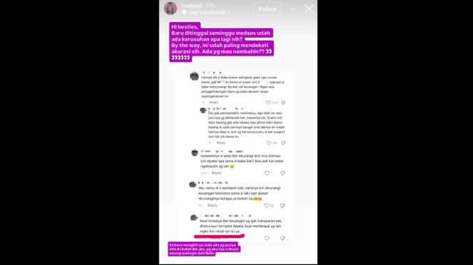 tangkapan layar isu soal suami Tasya Farasya