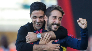 Nicolas Jover dan Mikel Arteta