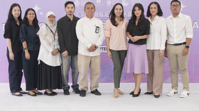 Adinda Bakrie Foundation Groundbreaking Pembangunan Perpustakaan Achmad Bakrie
