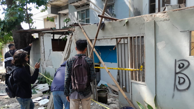 Tabung Gas 3 Kg Meledak di Kiaracondong Bandung