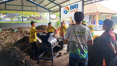 BRI Peduli beri pelatihan diversifikasi dan penguatan mutu produk pupuk kompos
