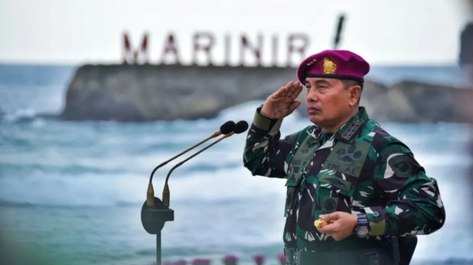 Panglima Korps Marinir (Pangkormar) Letnan Jenderal TNI (Mar) Endi Supardi