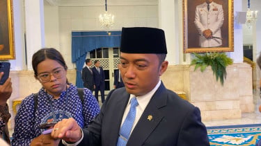 Mensesneg Prasetyo Hadi di Istana Negara, Jakarta Pusat 
