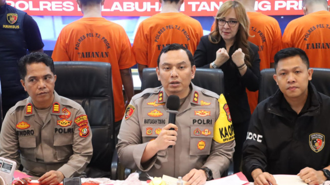 Polres Priok Ungkap Pengoplos Gas 3 Kg Subsidi ke 557 Tabung Portable