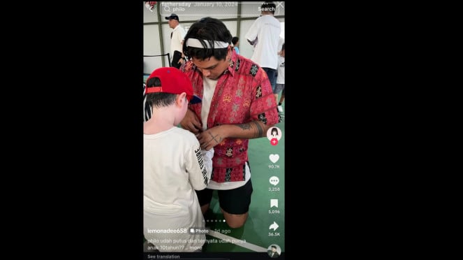 Ramai di media sosial Philo Paz diduga sudah punya anak
