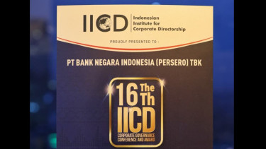 BNI meraih penghargaan “Leadership in Corporate Governance”