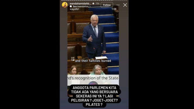 sindiran wanda hamidah untuk anggota DPR