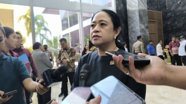 Ketua DPR RI sekaligus Ketua DPP PDIP, Puan Maharani di Kompleks Parlemen, Senayan, Jakarta Pusat 