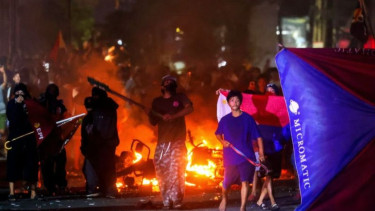 Kerusuhan dalam aksi demonstrasi antikorupsi di Manila, Filipina