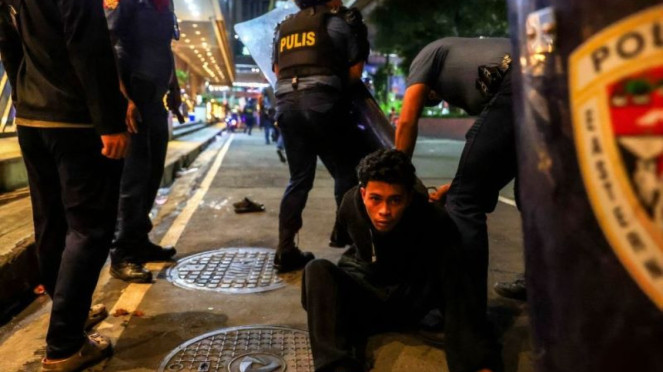 Kerusuhan dalam aksi demonstrasi antikorupsi di Manila, Filipina