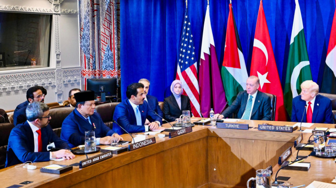 Prabowo hadiri pertemuan multilateral timur tengah di New York