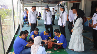 Kunjungan Staf dan Tenaga Ahli Menteri Hukum dan HAM ke Lapas Banyuasin